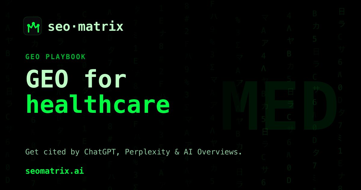 GEO for clinics & medical centers